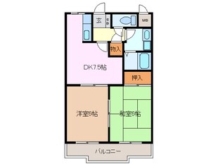 益生駅 徒歩8分 2階の物件間取画像